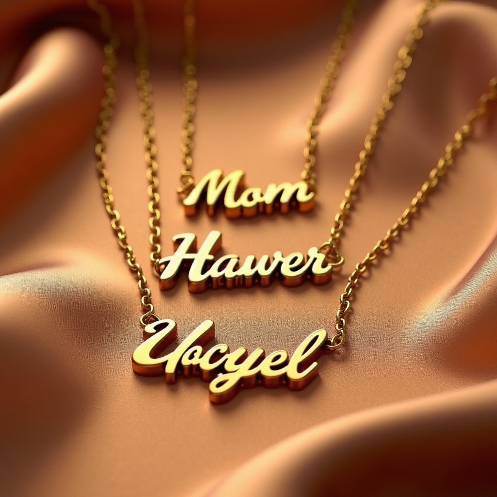 necklaces with names gold