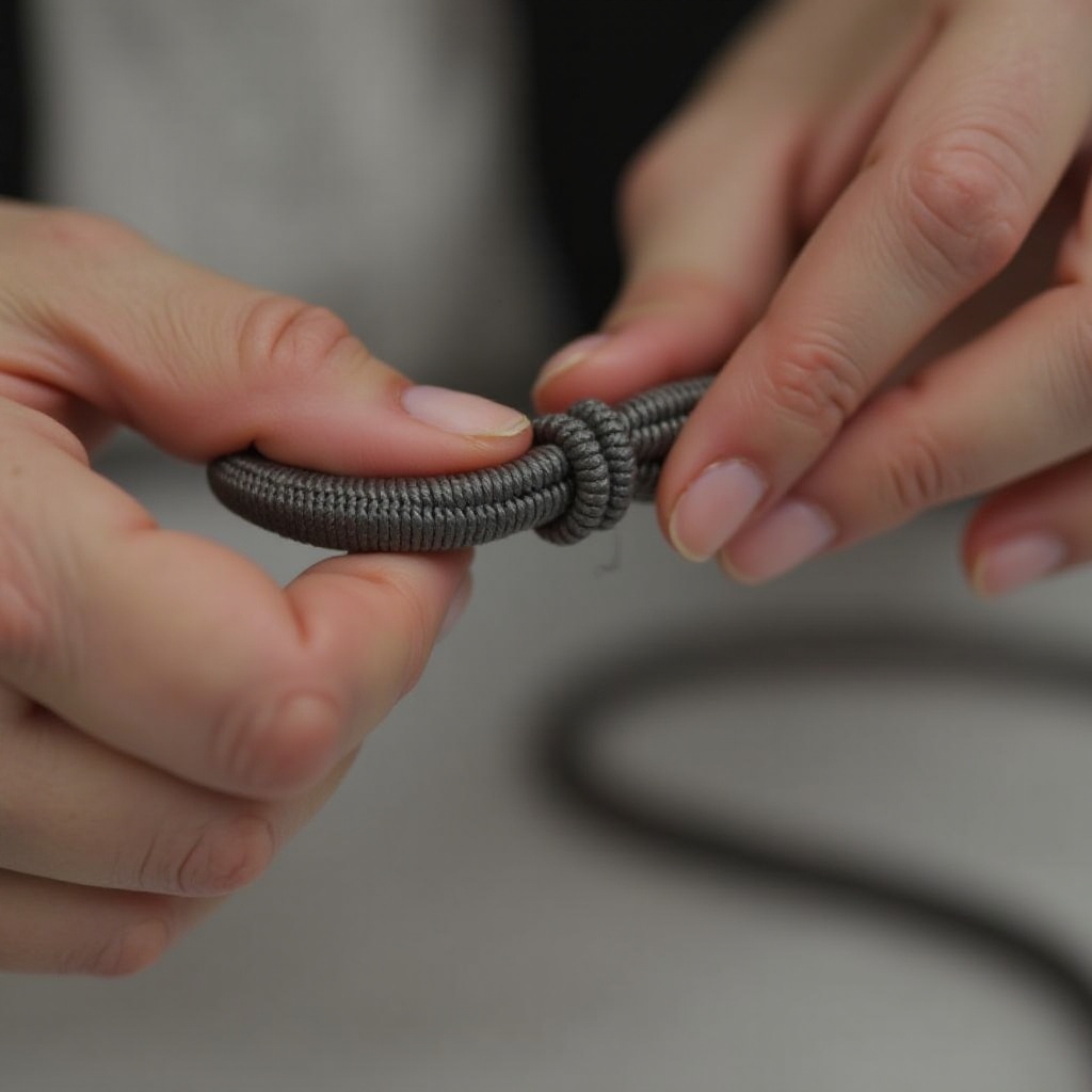 how to make necklace knots