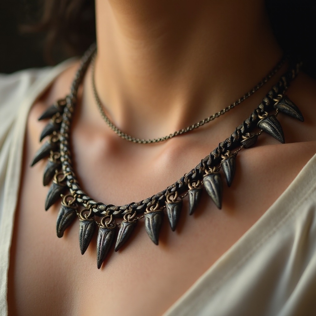 alligator tooth necklace