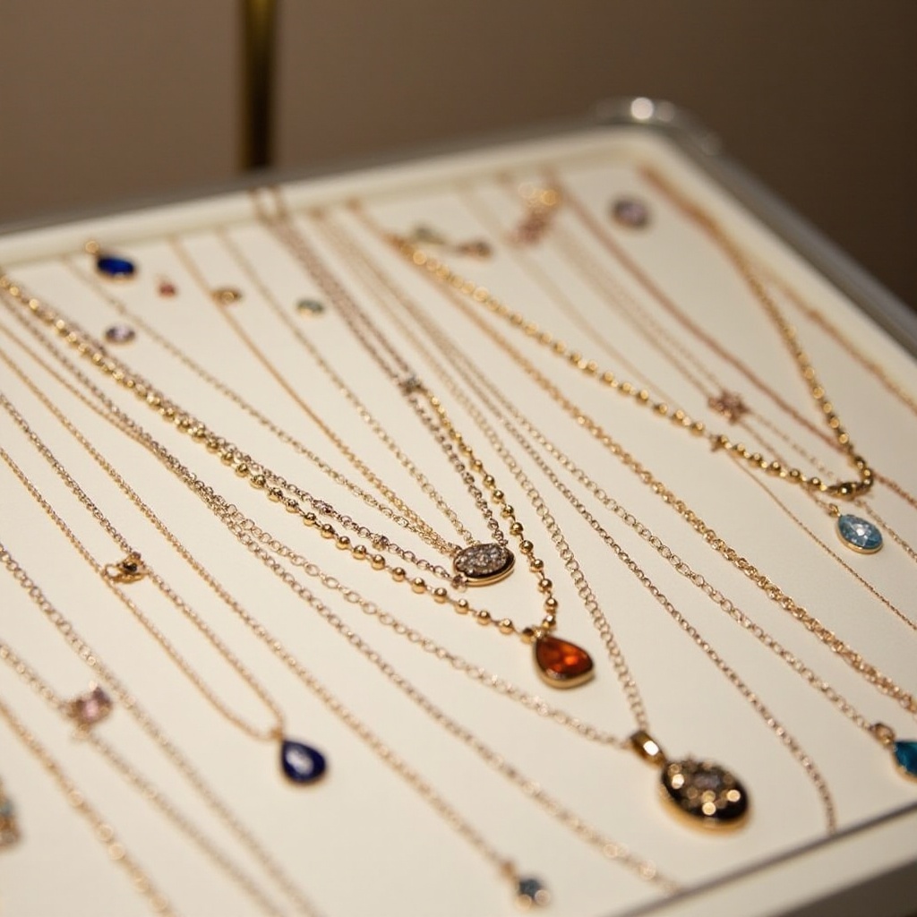 how to layer necklace