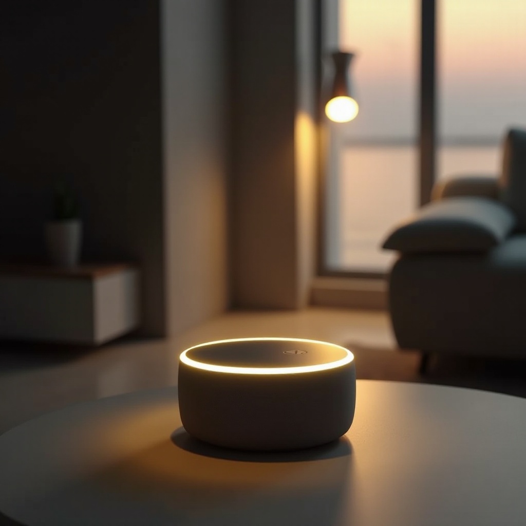 echo dot yellow ring