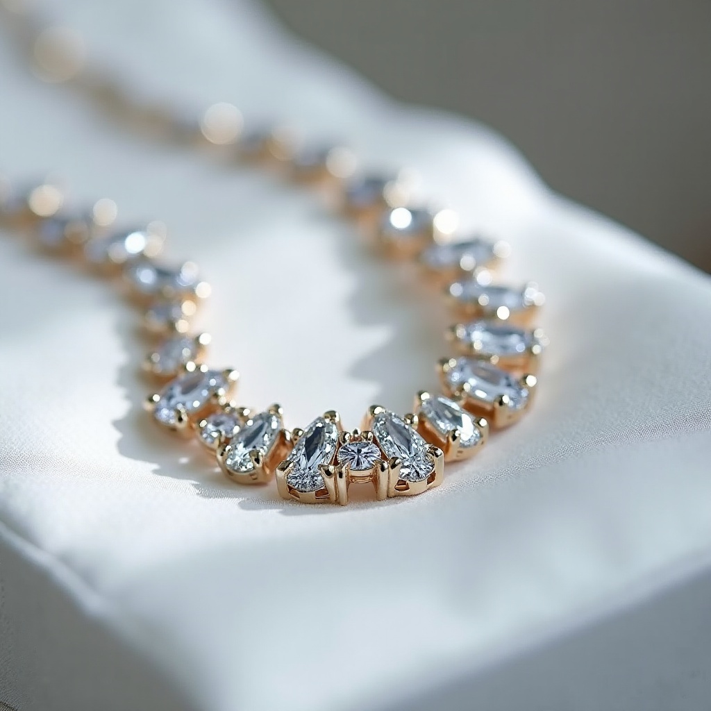 how to clean diamond necklace