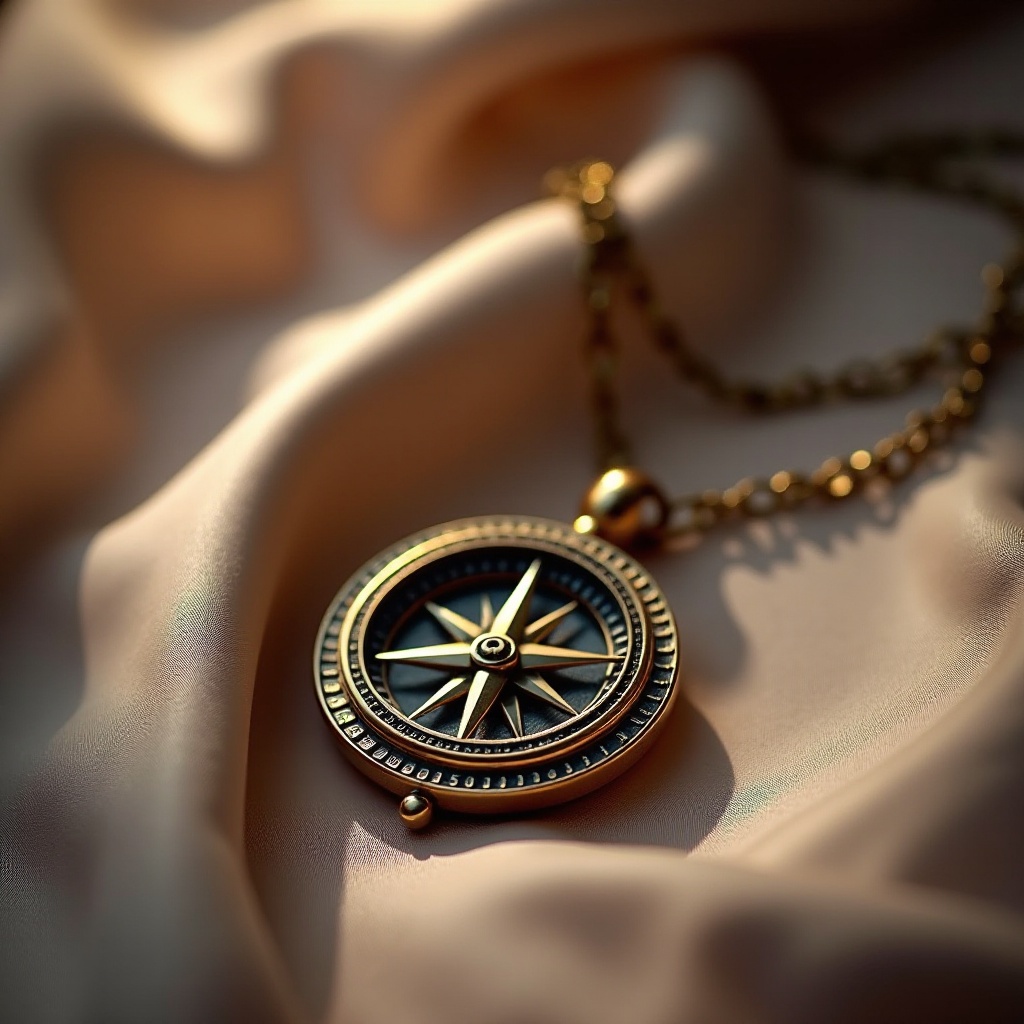 compass necklace for women