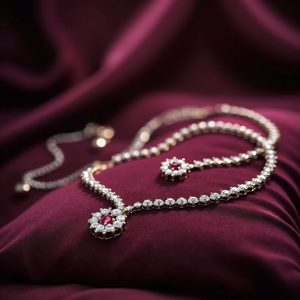 matching necklace and bracelet