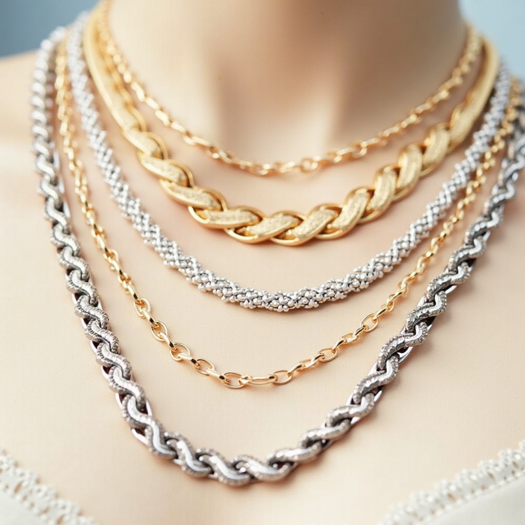 necklace with chains