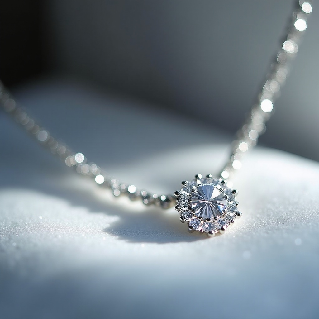 how to clean diamond necklace