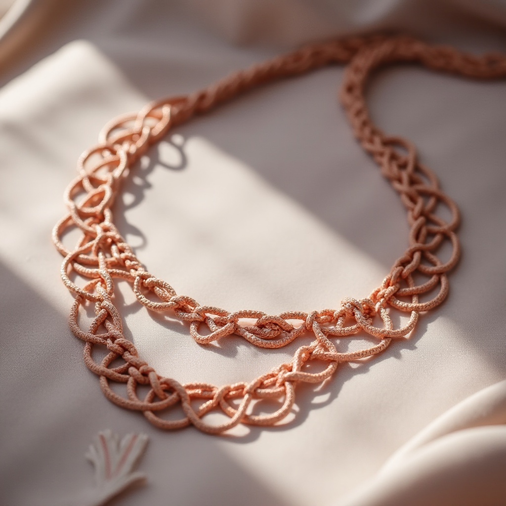 how to make necklace knots