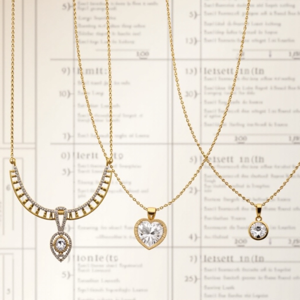 lengths of necklaces
