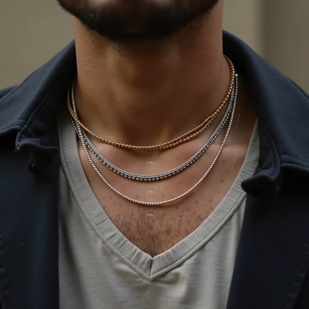 mens necklace lengths