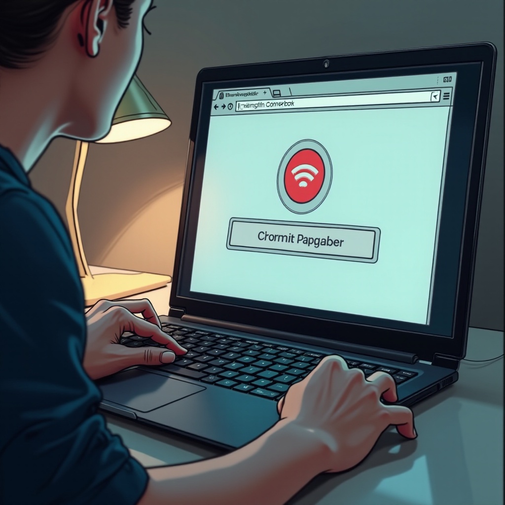 chromebook connected no internet