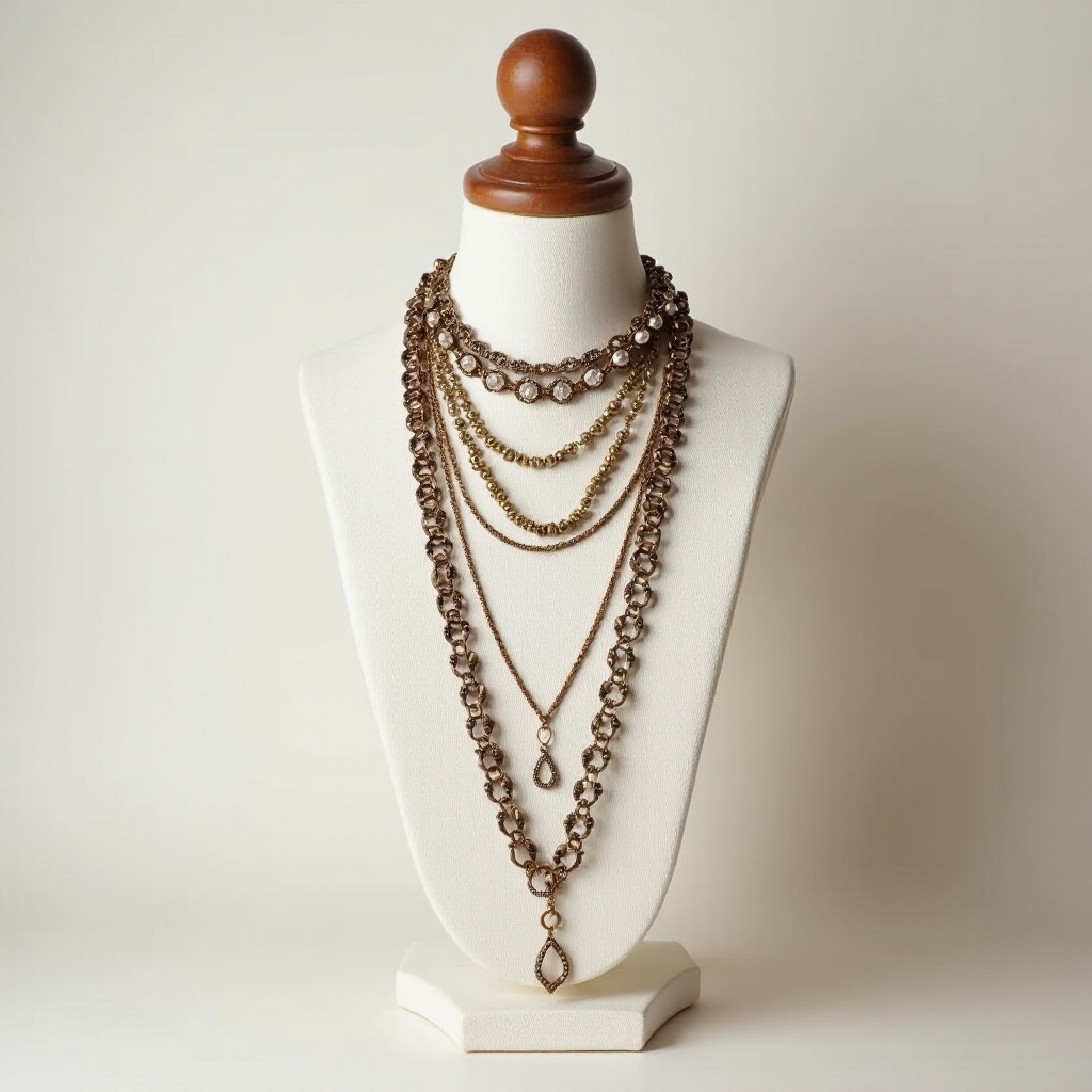 how to layer necklace